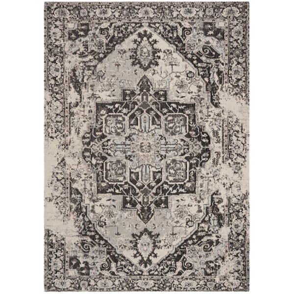 Safavieh Classic Vintage 8 x 10 ft. Rectangle Area Rug Anthracite CLV111H-8 - main